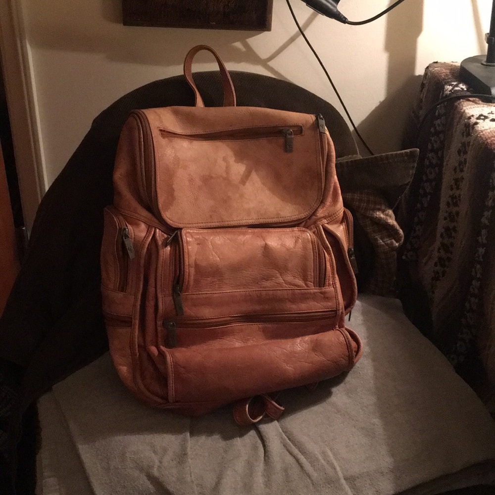 Vintage Leather Backpack